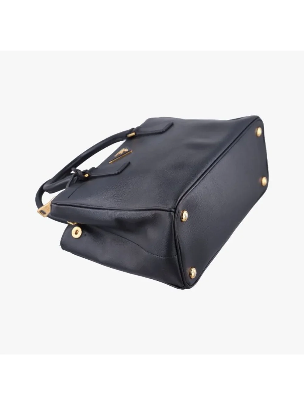 Prada Galleria Black Saffiano Leather Shoulder Bag